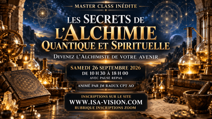 atelier zoom du samedi 26 SEPTEMBRE 2026 :ALCHIMIE SPIRITUELLE QUANTIQUE ET LE FUTUR LUMINEUX